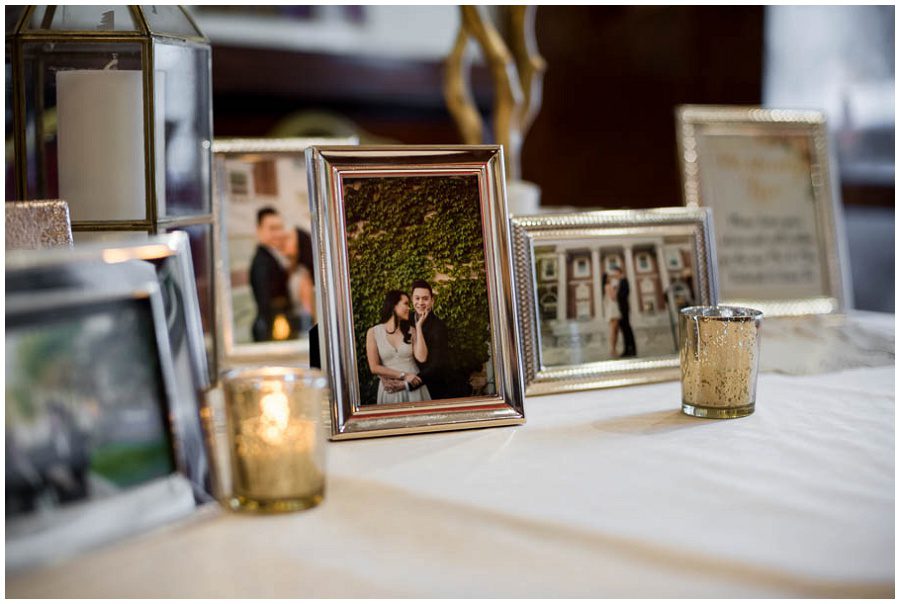 guest sign in table at hei la moon reception wedding venue