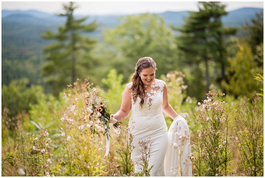 Bride portrait during wedding at Granite Ridge Estate & Barn Wedding