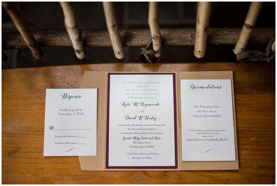 Wedding invitations