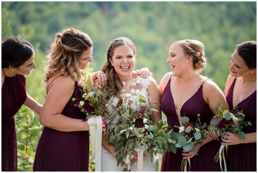 Wedding party Portraits by Bella Wang Photography at Granite Ridge Estate & Barn Wedding