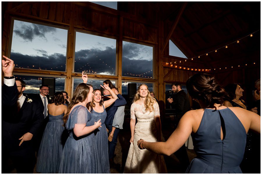 Dancing time at the reception