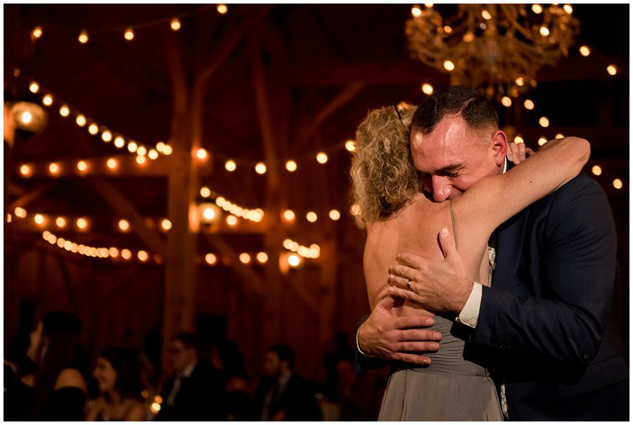 mother and son dance.