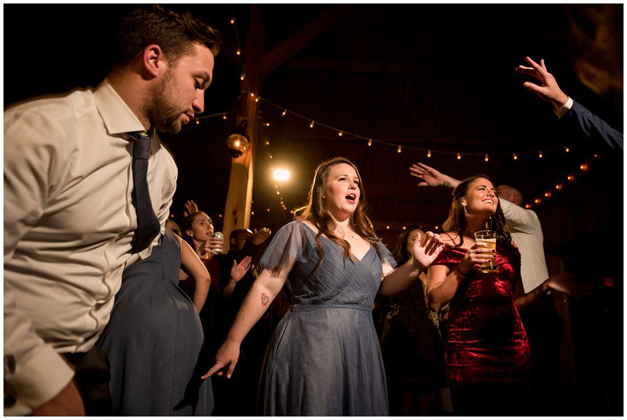 reception partying on the dance floor