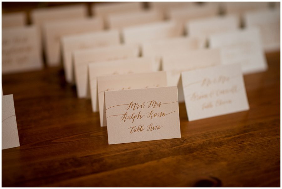 Table Seating cards