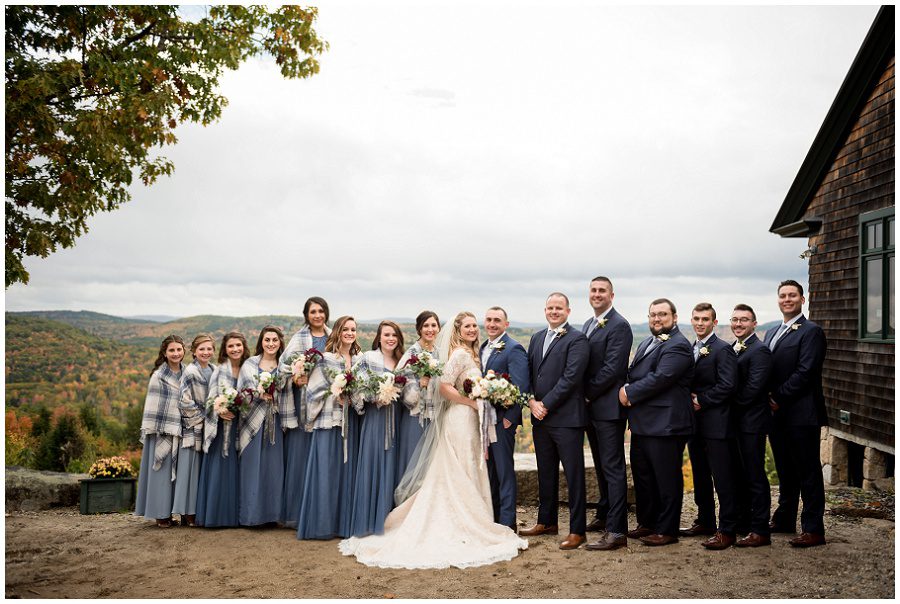 Fall bridal party looks and ideas in New England