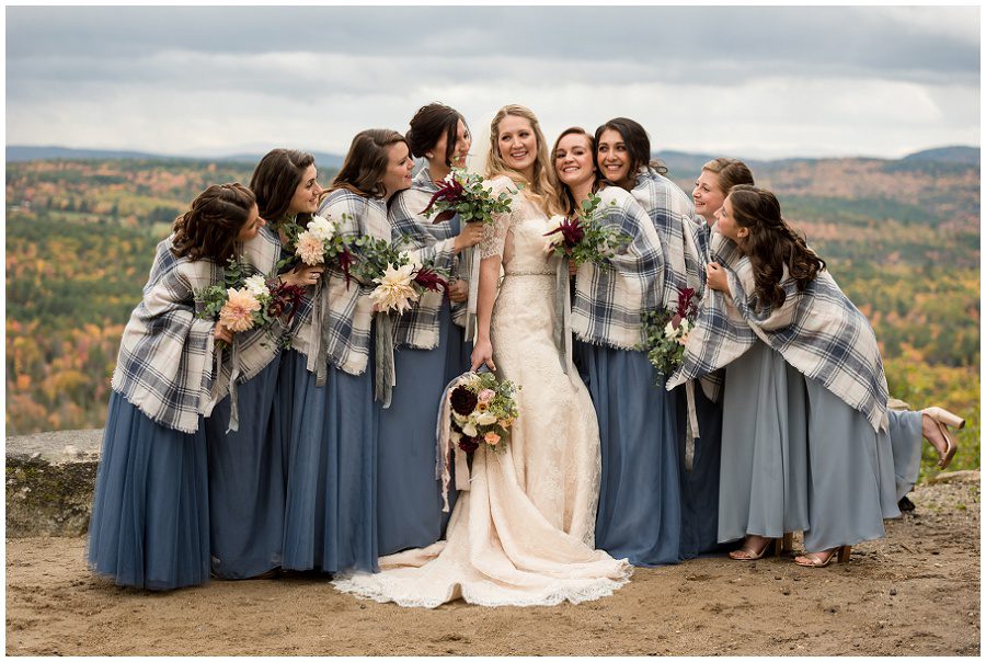 Fall bridal party looks and ideas in New England
