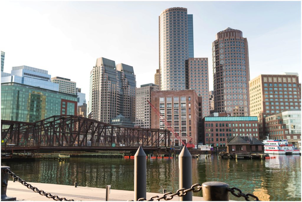 Fan Pier in Boston Skyline