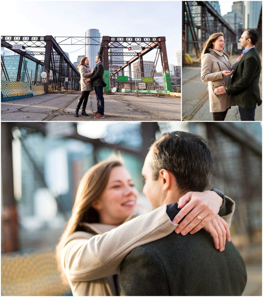 Surprise proposal on Boston waterfront fan pier