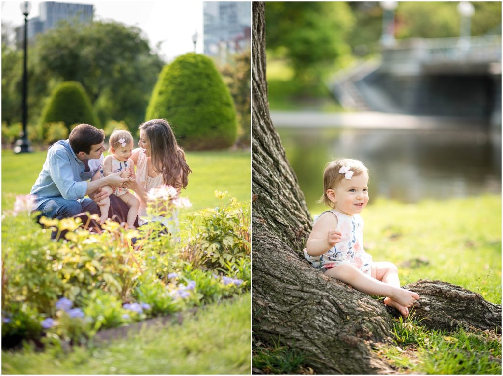 Boston Public Gardens Family photography