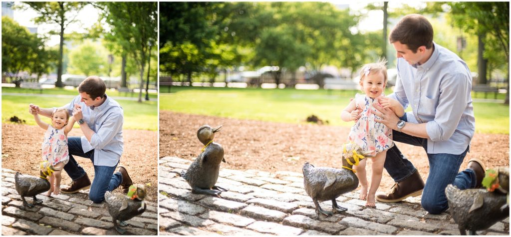 Make way for ducklings Boston Public Gardens Family photos