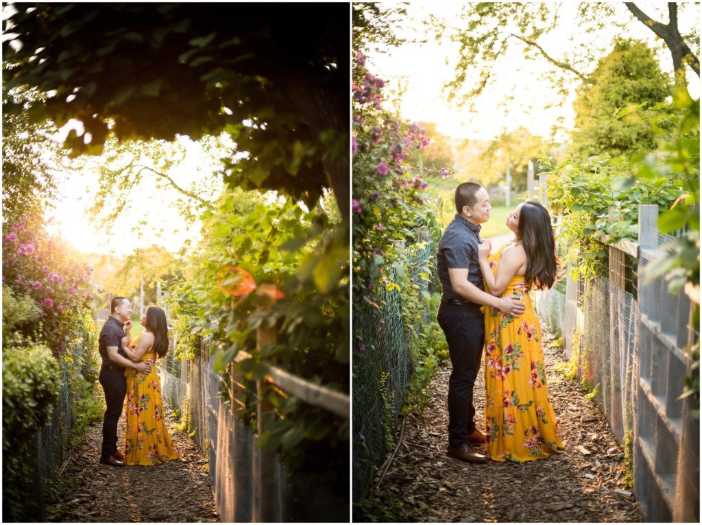 Engagement Photos at The Fens in Boston