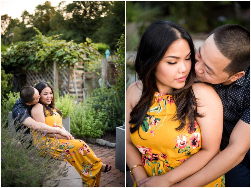 Engagement Photos at The Fens in Boston