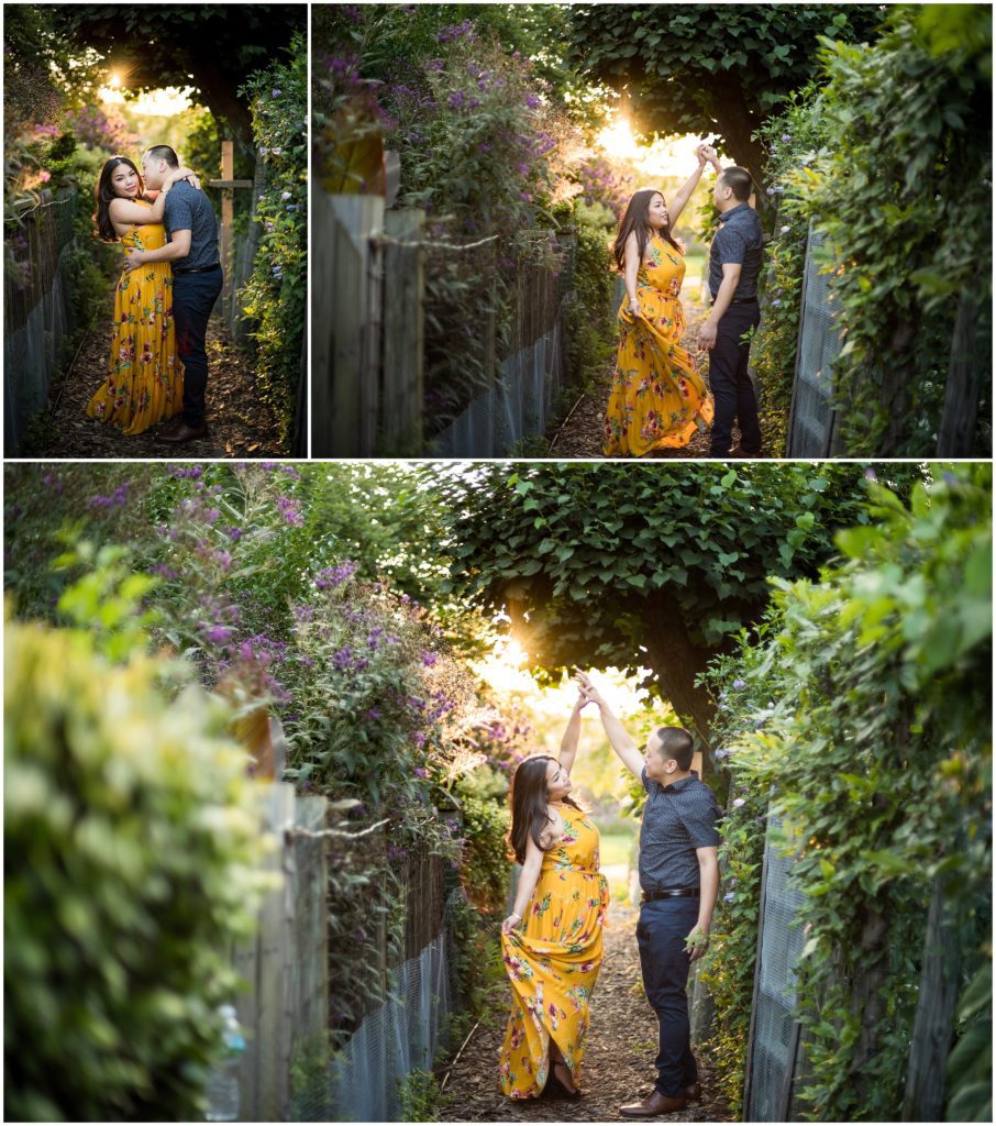 Engagement Photos at The Fens in Boston