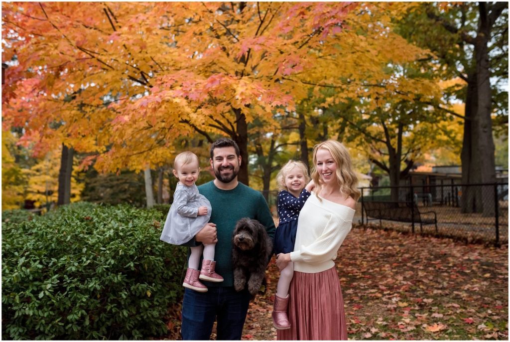 Boston family photographer Fall foliage