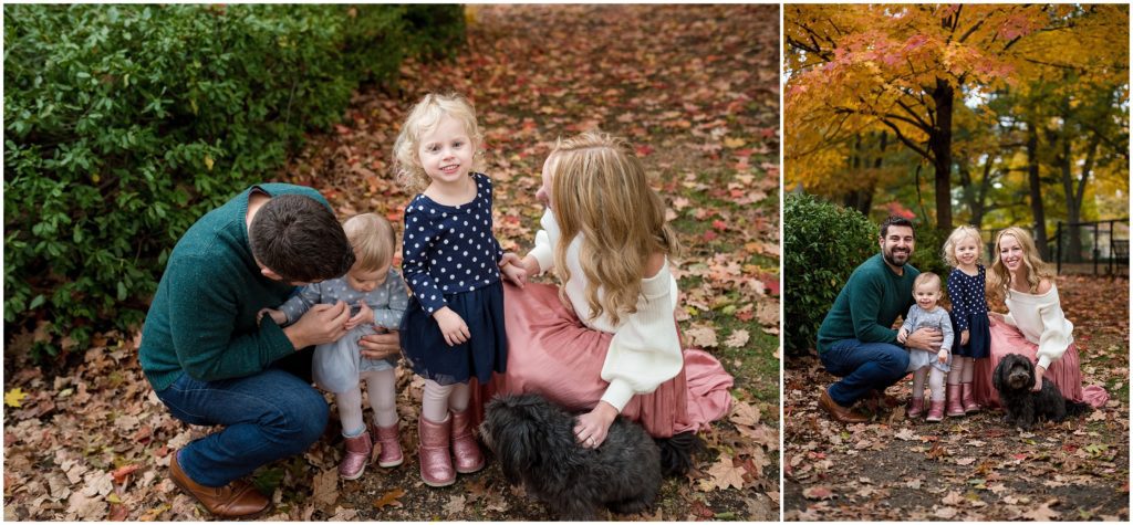 Boston family photographer Fall foliage