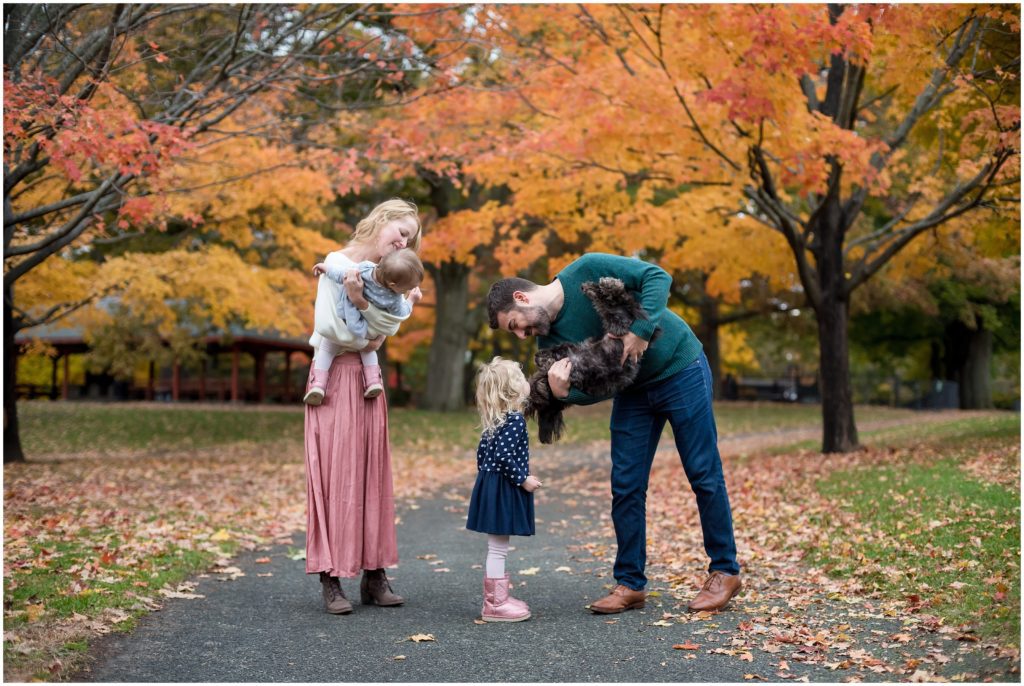Larz Anderson Boston family photographer Fall foliage