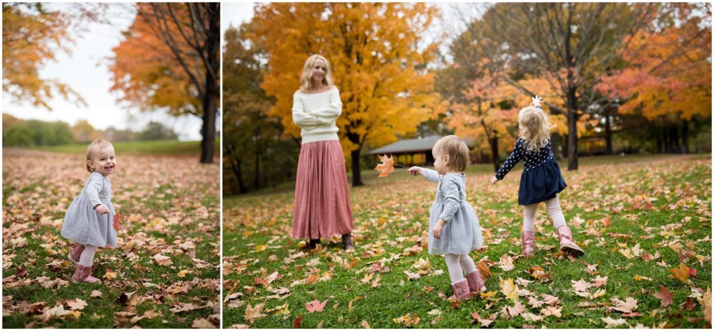 Boston family photographer Fall foliage Larz Anderson