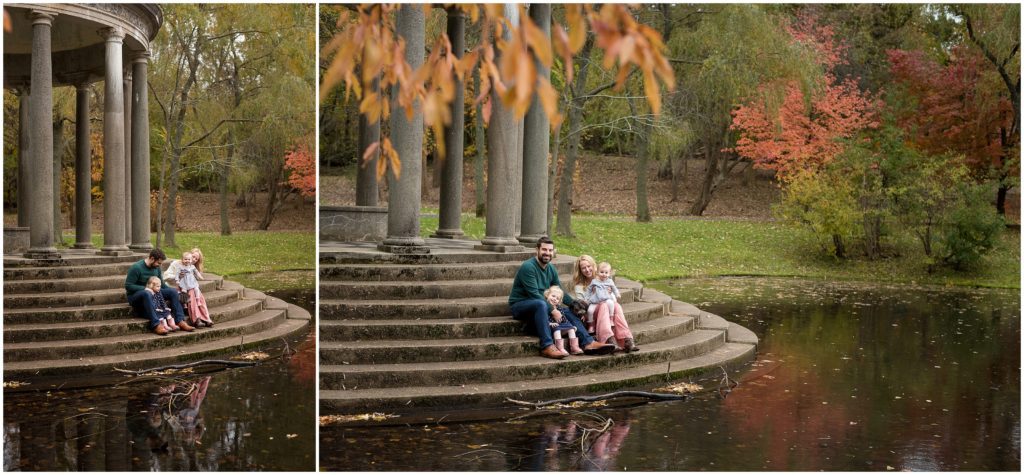 Boston family photographer Fall foliage Larz Anderson