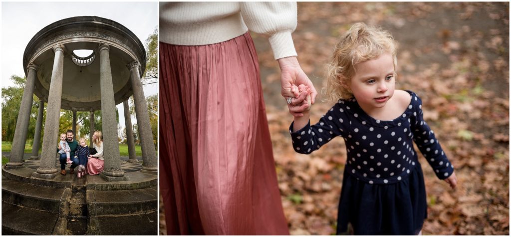 Boston family photographer Fall foliage Larz Anderson