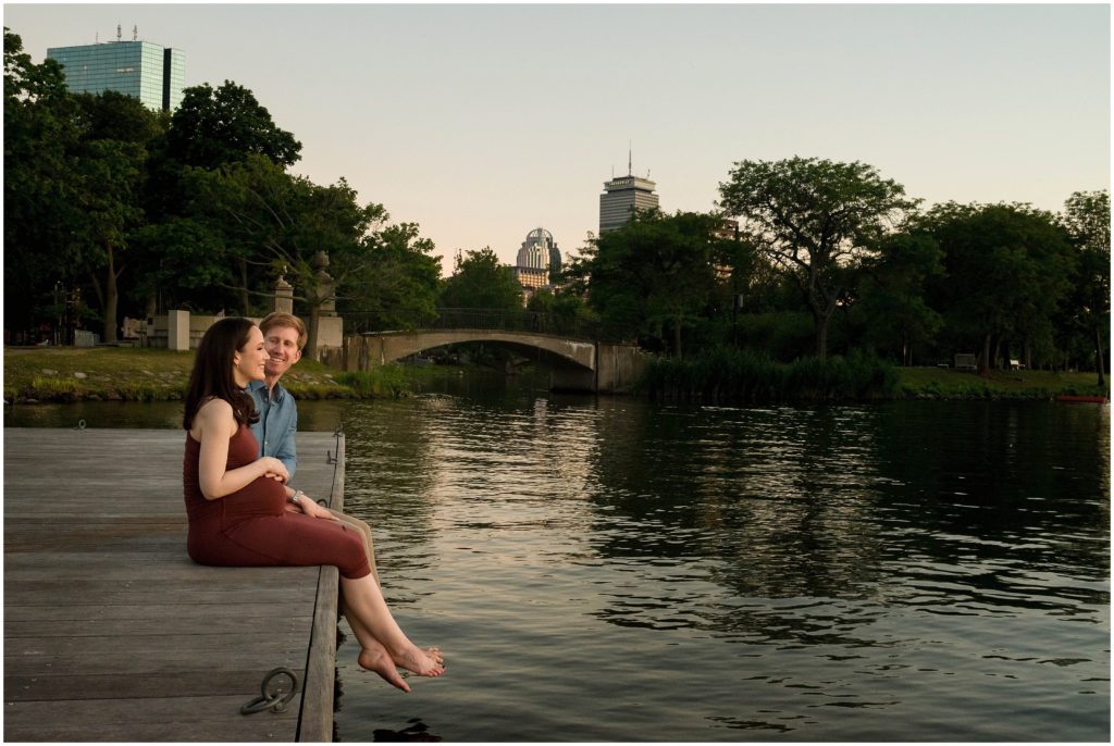 Charles River Esplanade Maternity Photos