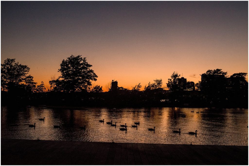 Sunset on the Charles River