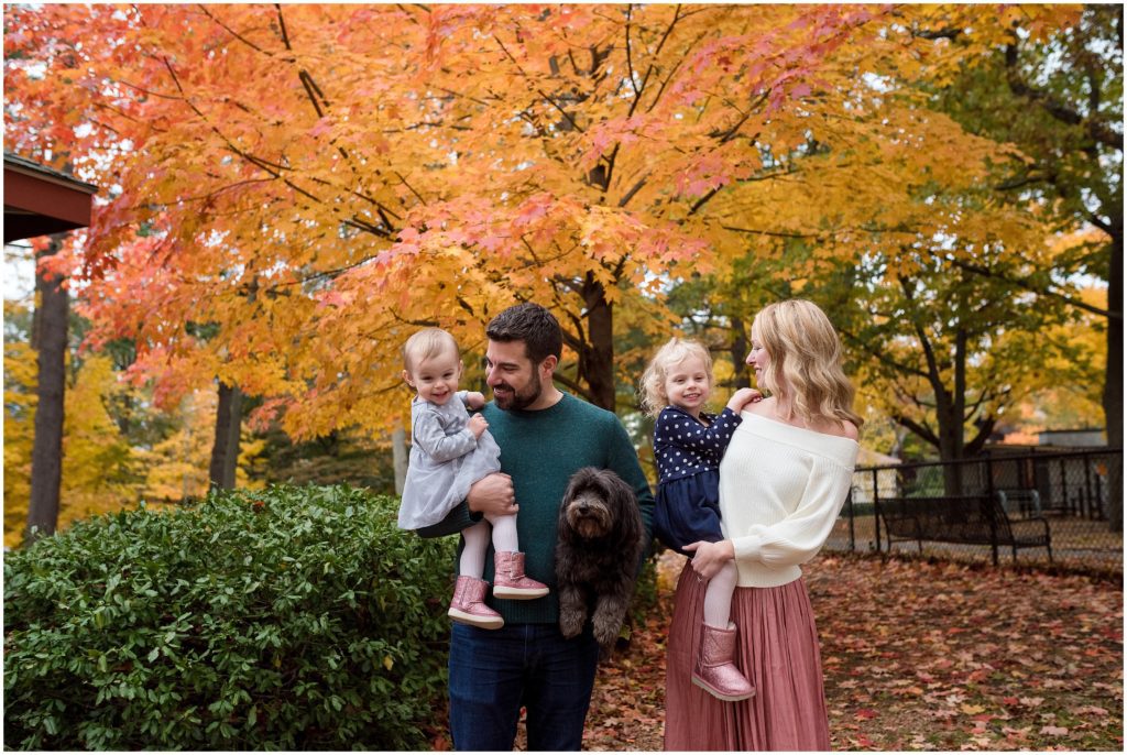 Boston family photographer Fall foliage