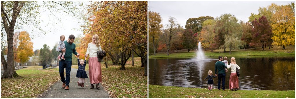 Boston family photographer Fall foliage Larz Anderson