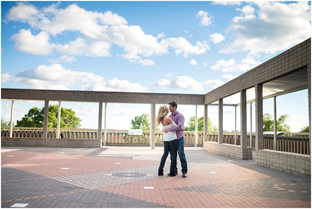 Boston engagement session at Tufts