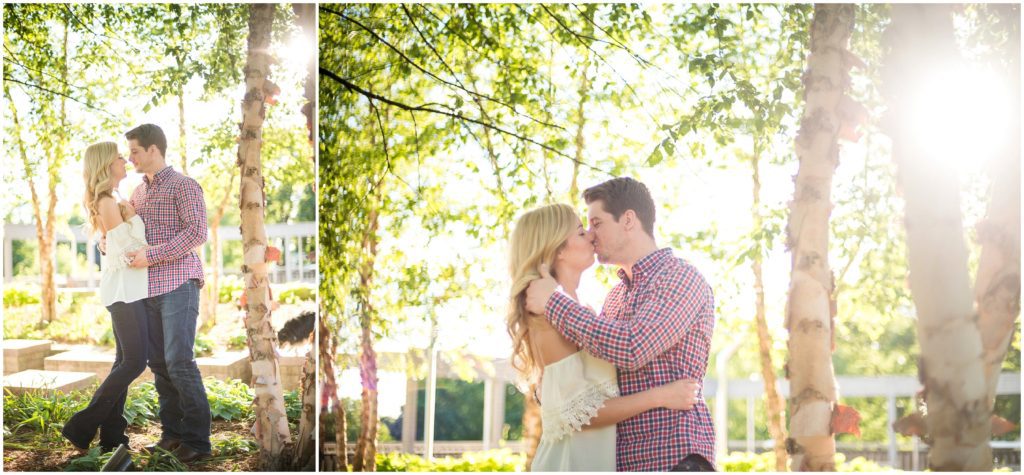 Sunset engagement session