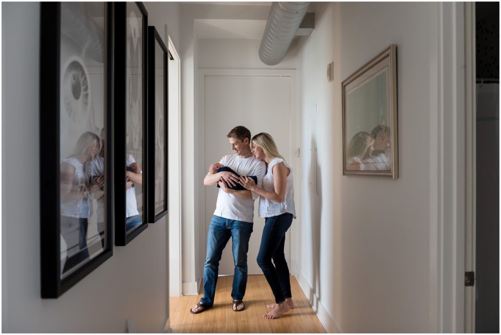 Newborn in downtown Boston loft