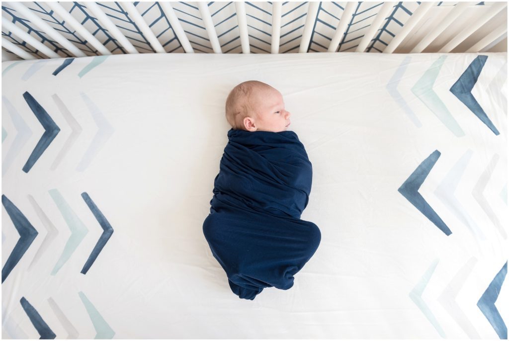 Newborn nursery in Boston downtown loft lifestyle session