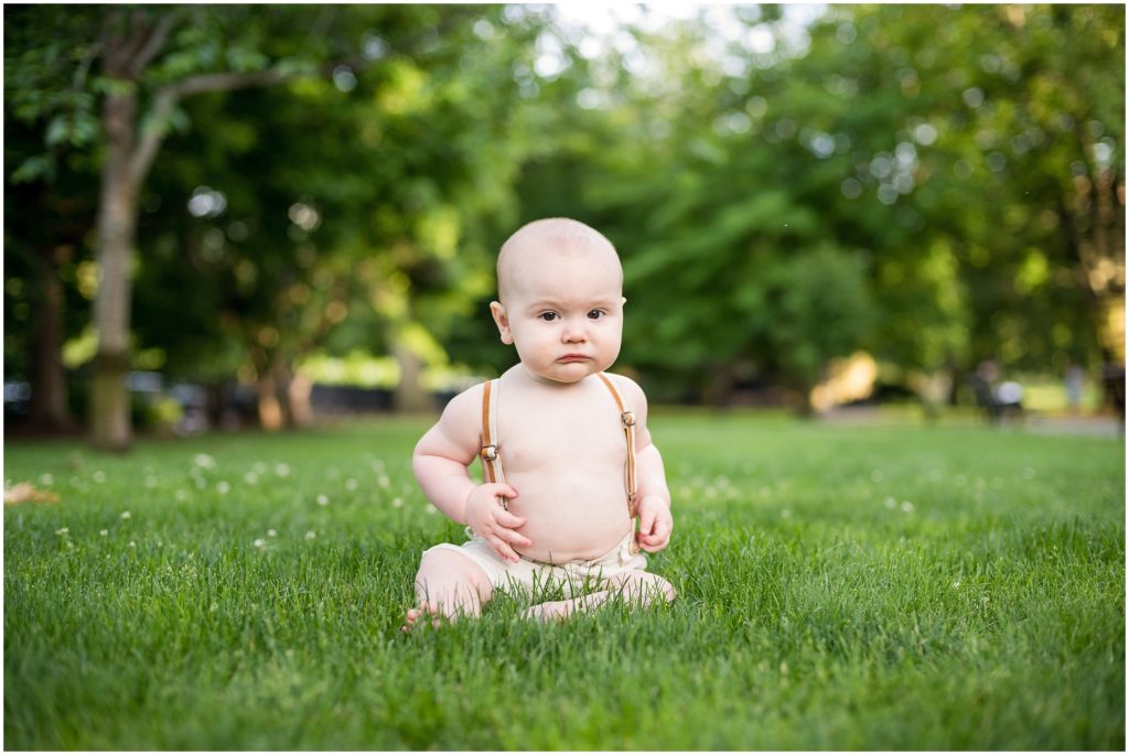 Baby Boy in Boston Public Garden