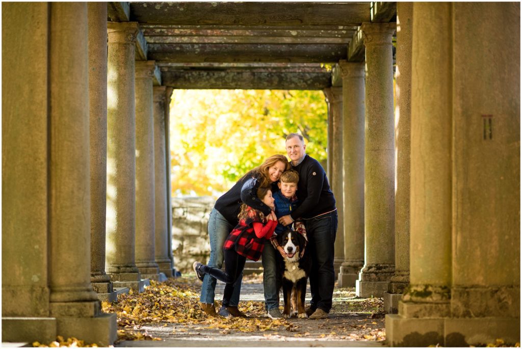 Fall Family photos at Larz Anderson Park