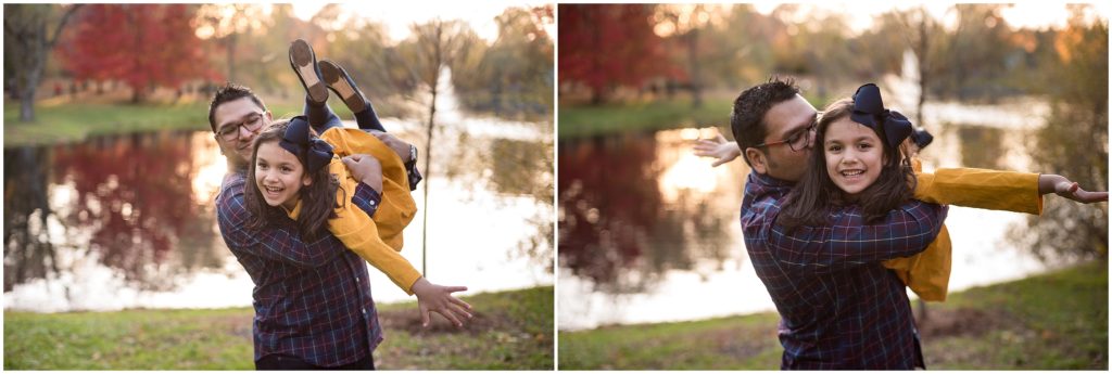 Father and daughter photo at Larz Anderson Park