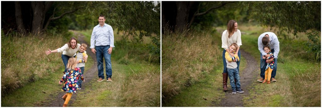 Family play photography session in Belmont