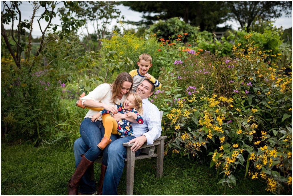 family photo in Belmont