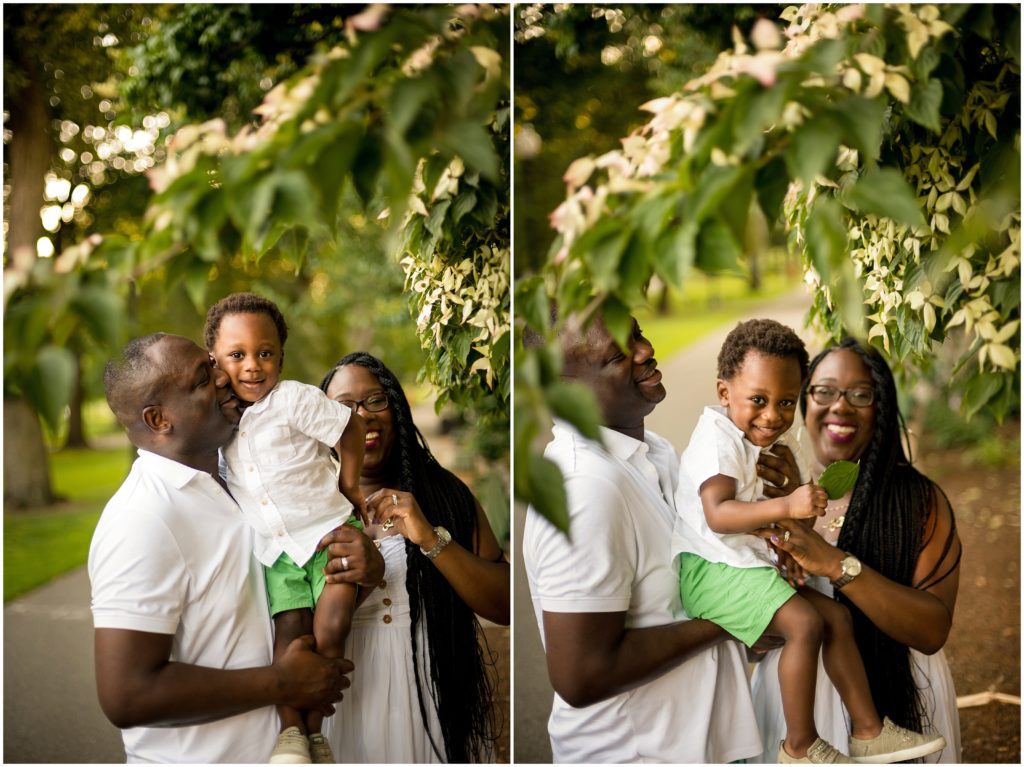 Family at boston public gardens Boston Child photographer