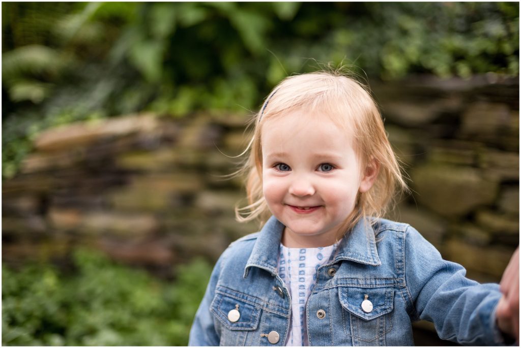 Baby girl in Harvard Yard