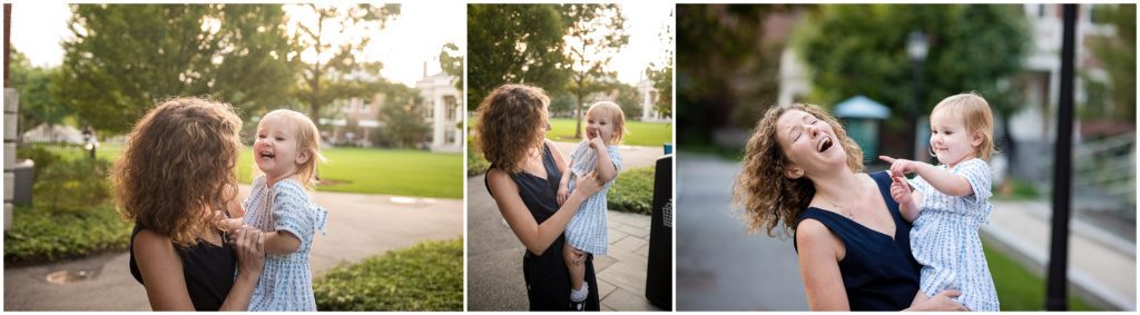 child playing in harvard