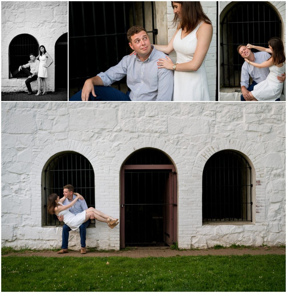 Fun Engagement photos taken near Boston, MA