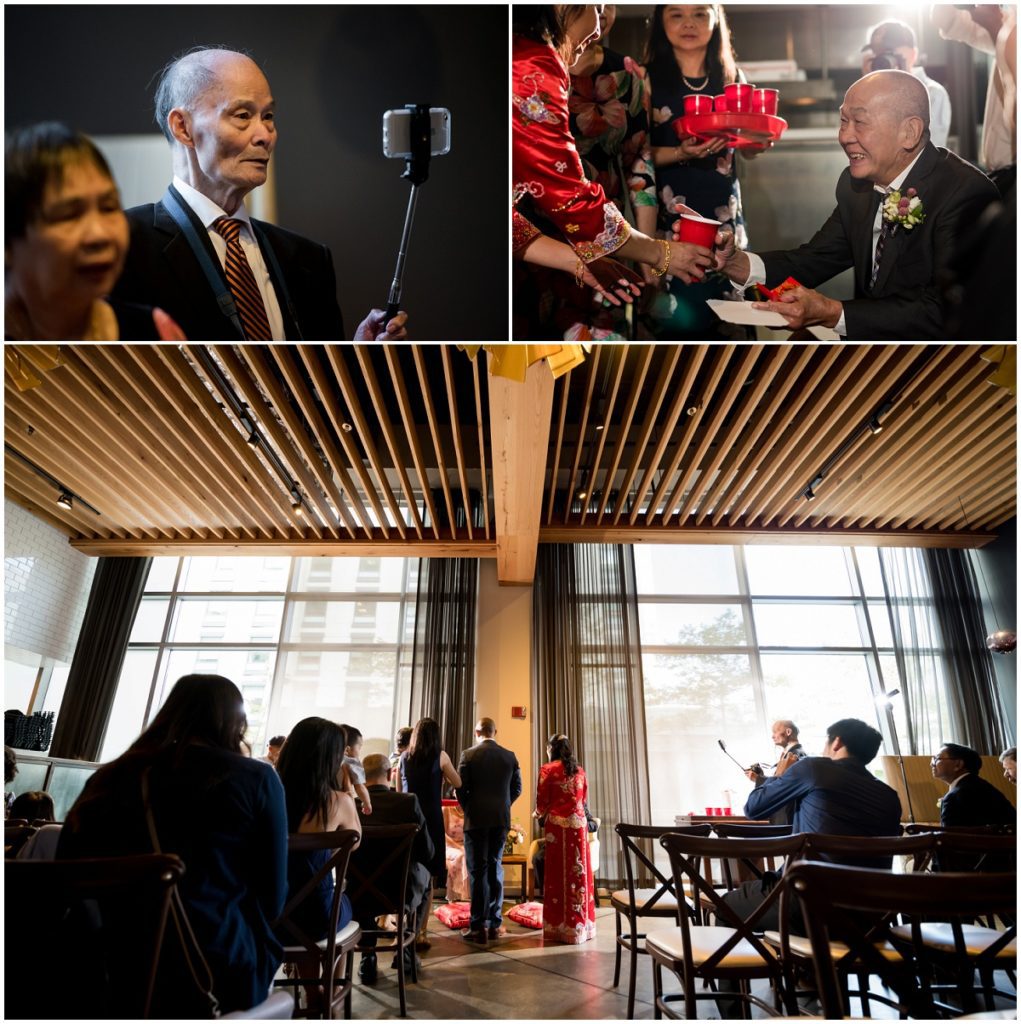 tea ceremony in Catalyst restaurant cambridge