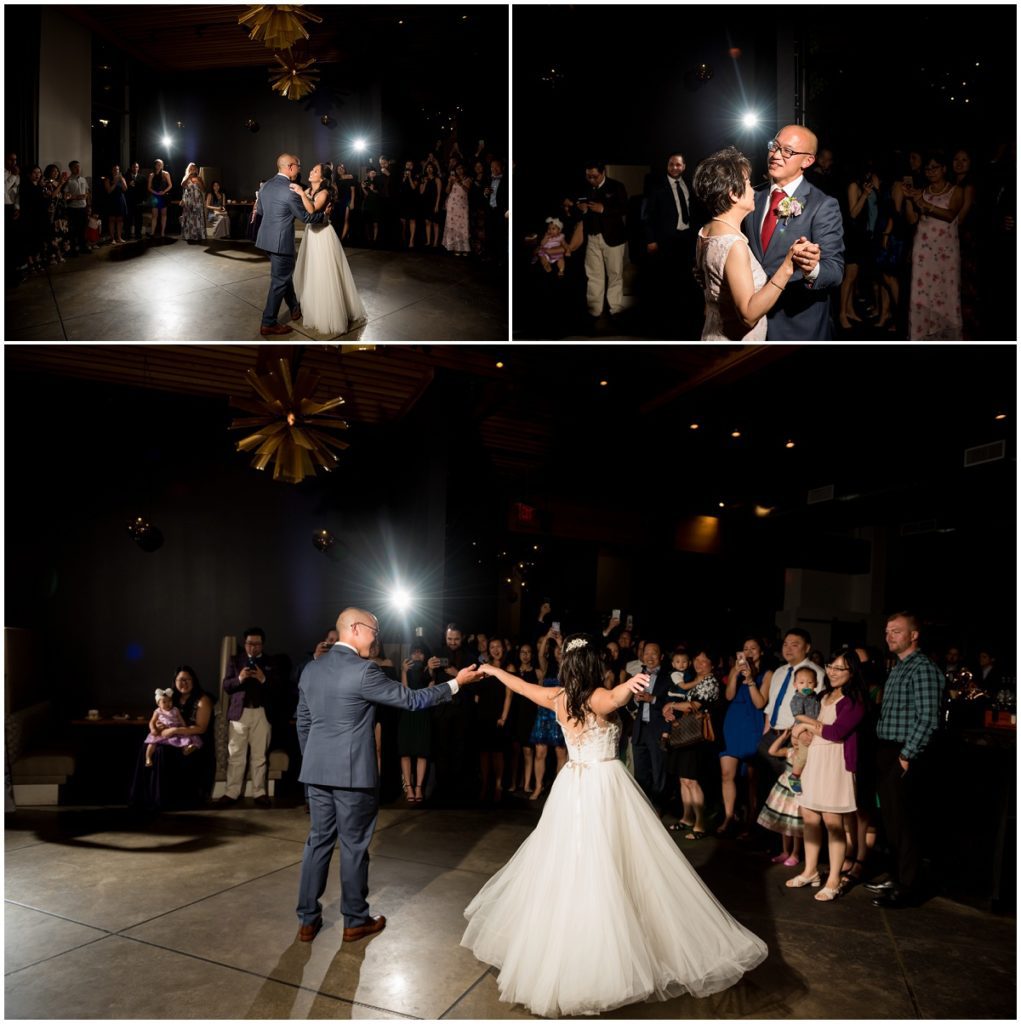 First dance and father daughter mother son dances