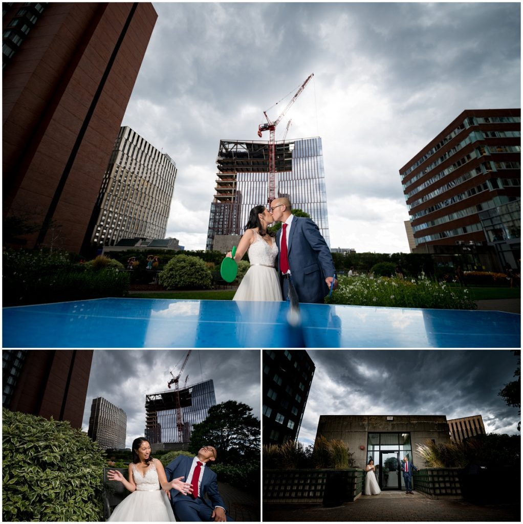 The skies started to turn dark and stormy for our wedding photos