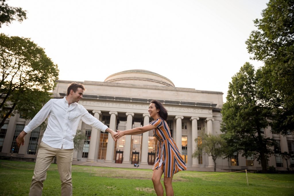 Fun MIT engagement session photography ideas