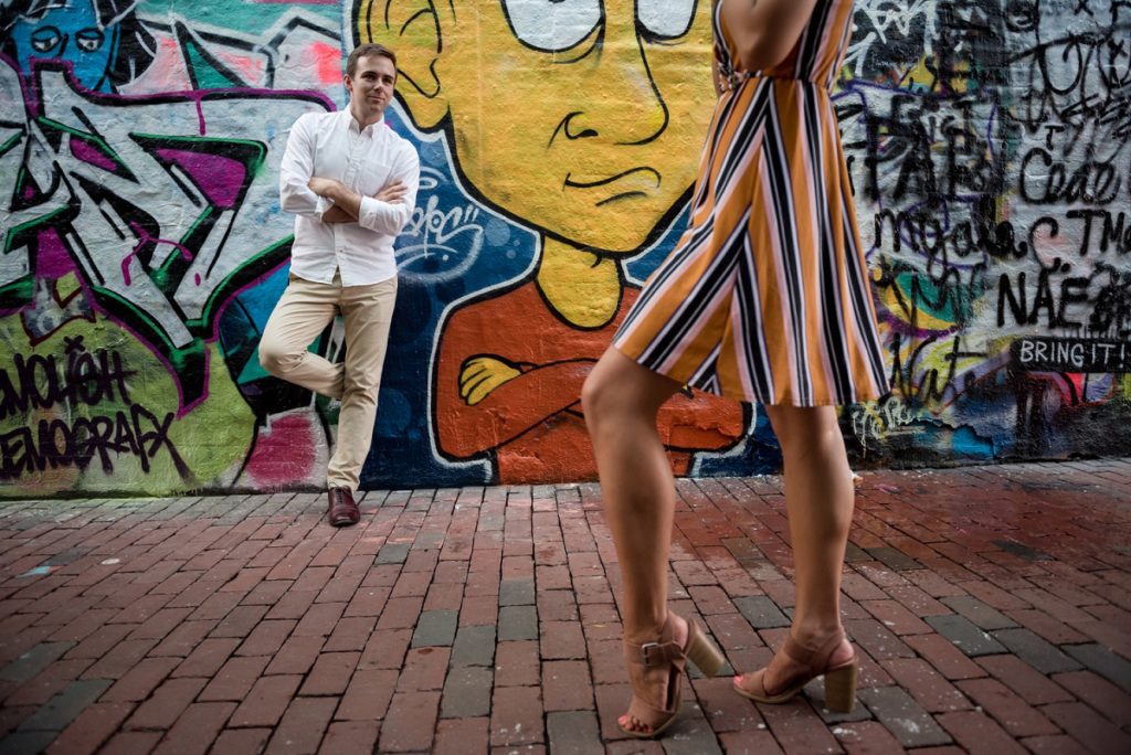 engagement session in Boston