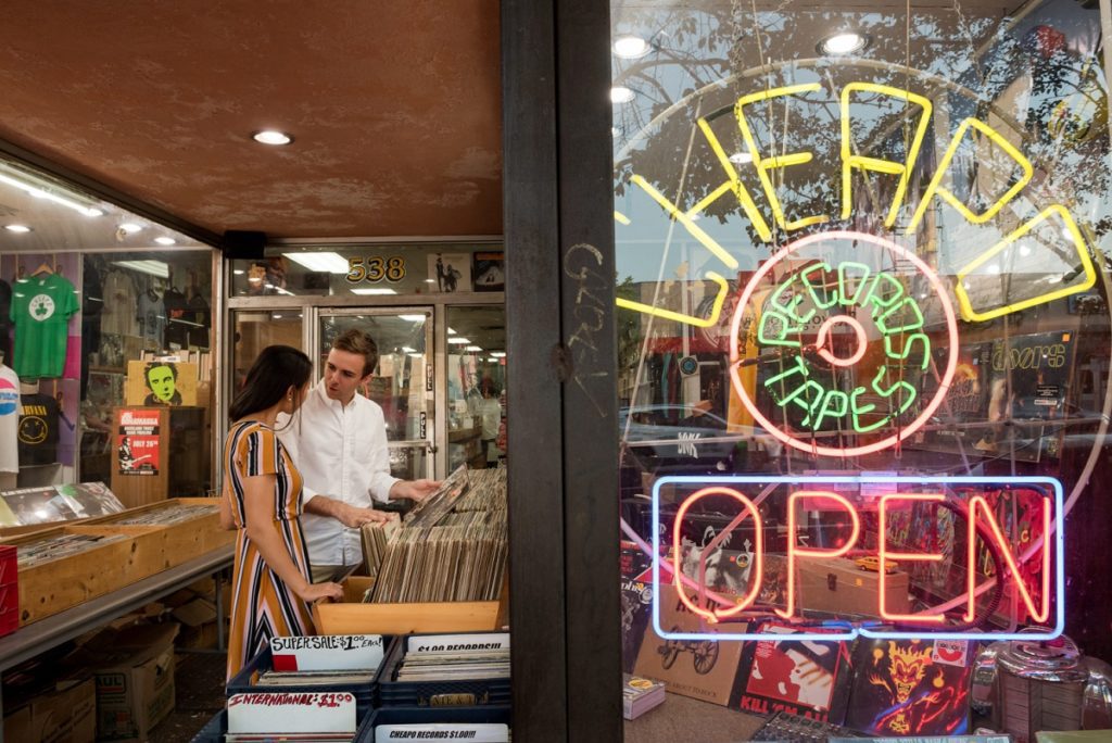 record store in Central square