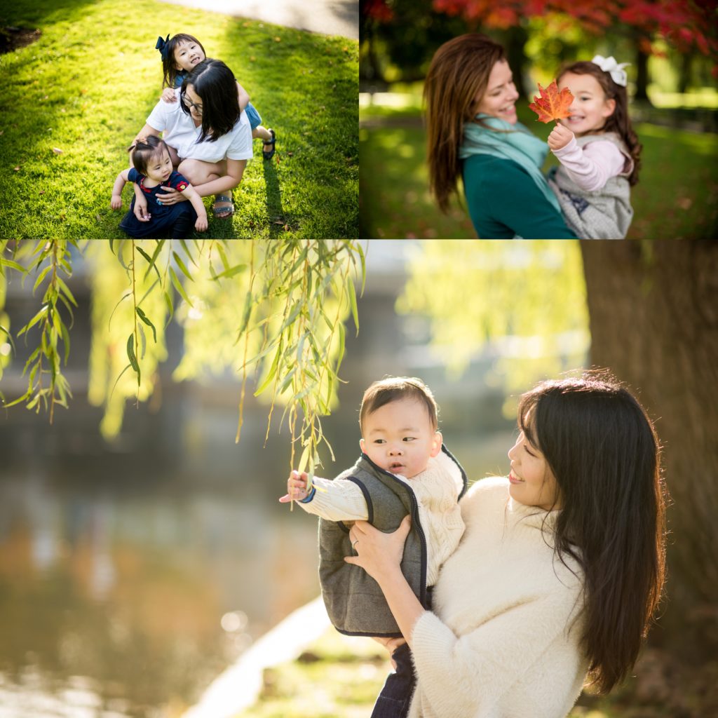 Boston public gardens family session