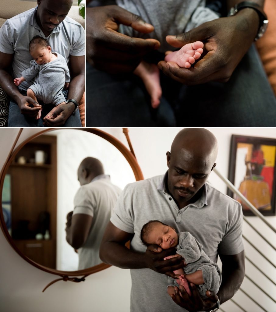 Newborn lifestyle session at home Boston