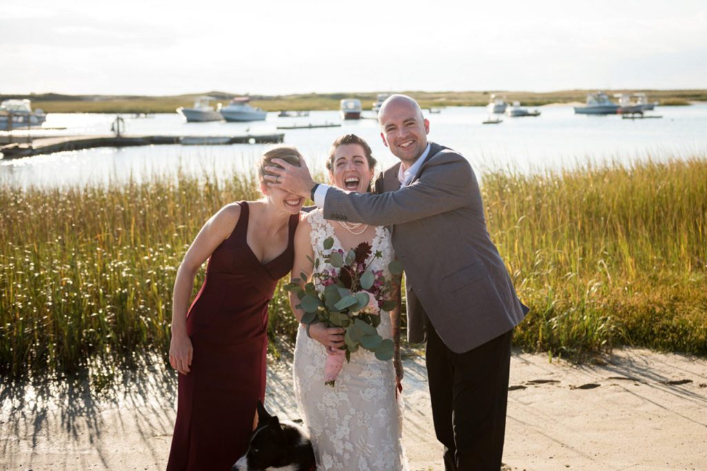 Informal Formal family photos during wedding