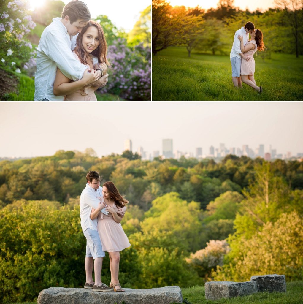 Arnold Arboretum engagement photography Session